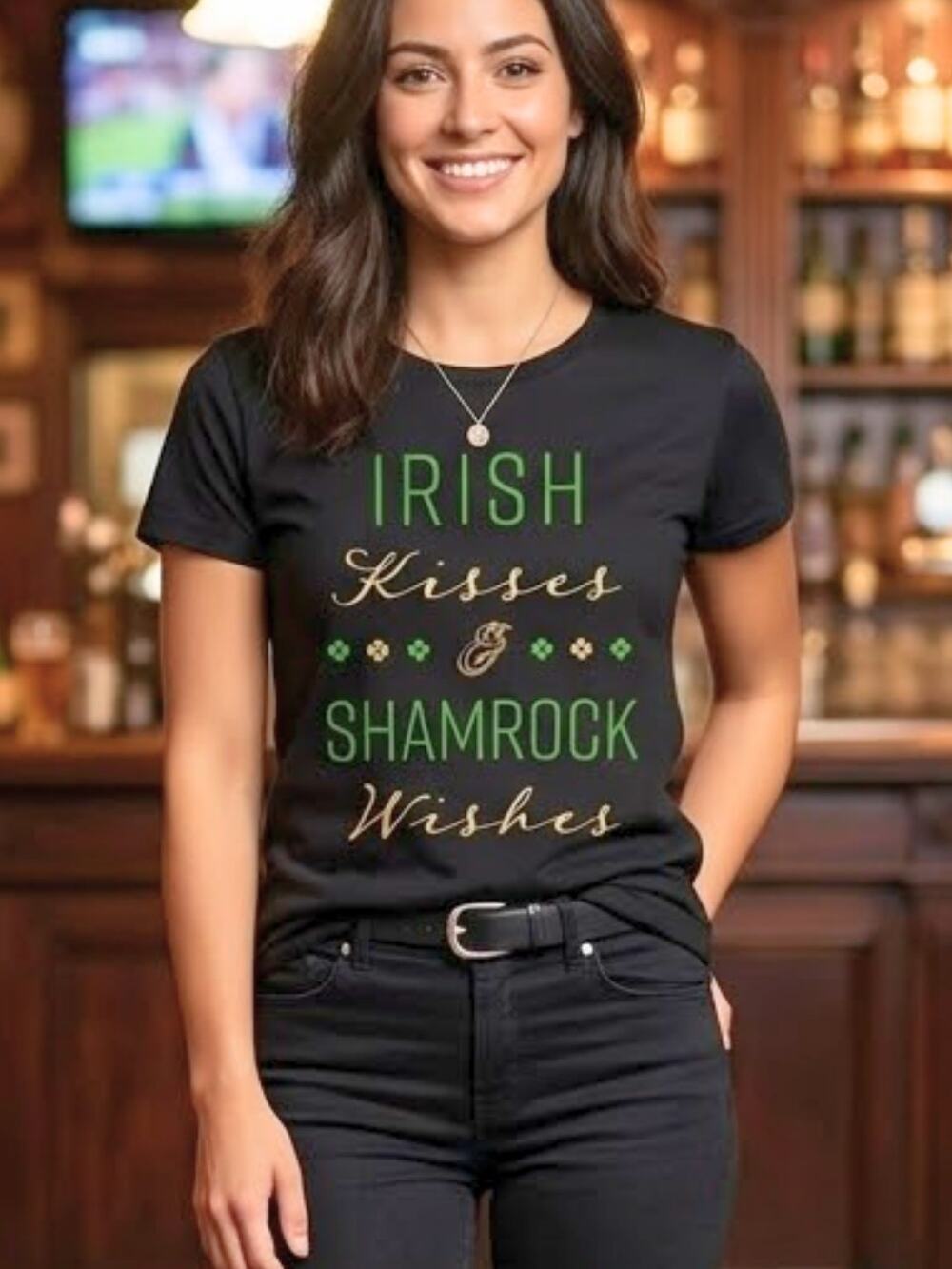 WAY TO CELEBRATE St. Patrick’s Day Graphic Tee NWT Size S